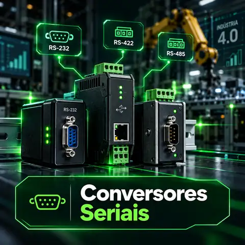 Ilustração da categoria Conversores Seriais