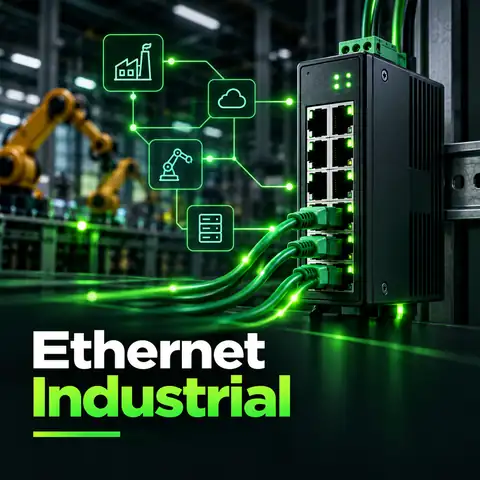 Ilustração da categoria Ethernet Industrial